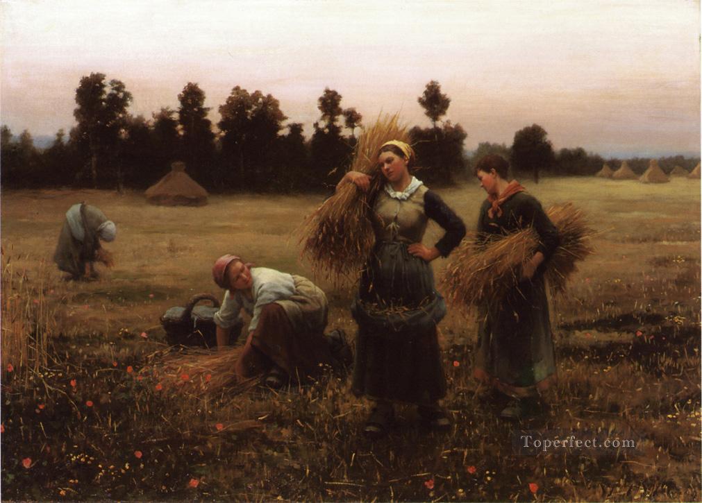 The Harvesters countrywoman Daniel Ridgway Knight Oil Paintings
